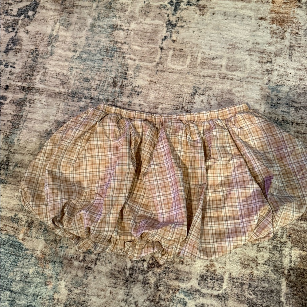Bubble micro mini skirt